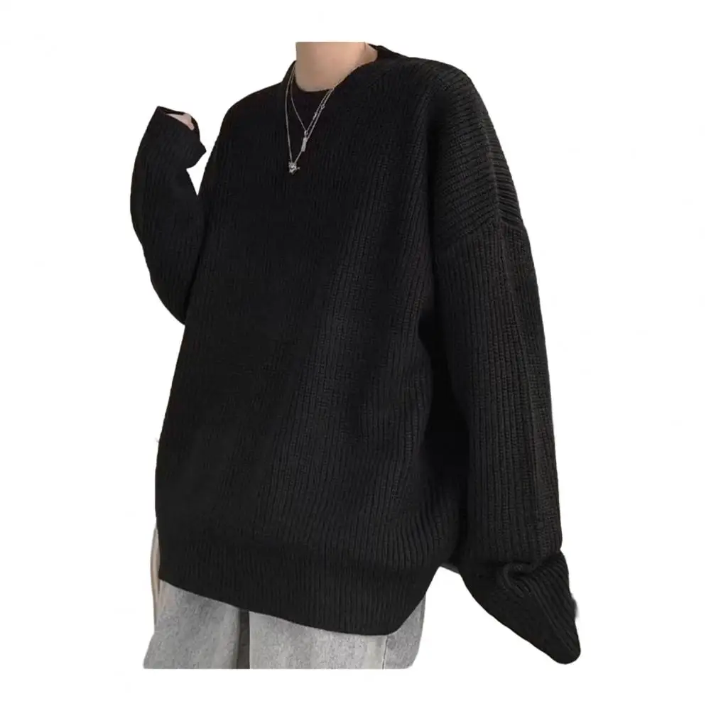 Autumn Men Sweater Round Neck Loose Long Sleeves Knitted Pullover Stretchy Top Warm Sweater
Autumn Men Sweater Round Neck Loose Long Sleeves Knitted Pullover Stretchy Top Warm Sweater
