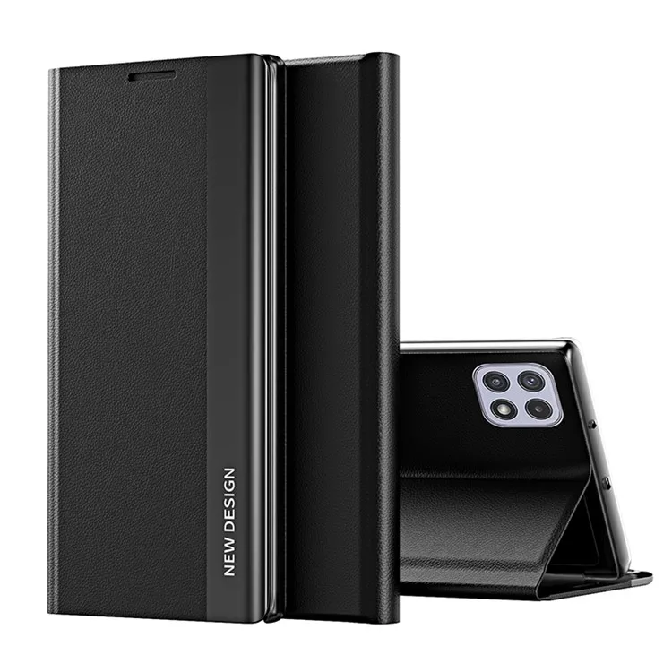 Auto-absorbed Cell Phone Leather Phone Case Protector for Samsung Galaxy A22 5G (EU Version) - Black
Auto-absorbed Cell Phone Leather Phone Case Protector for Samsung Galaxy A22 5G (EU Version) - Black