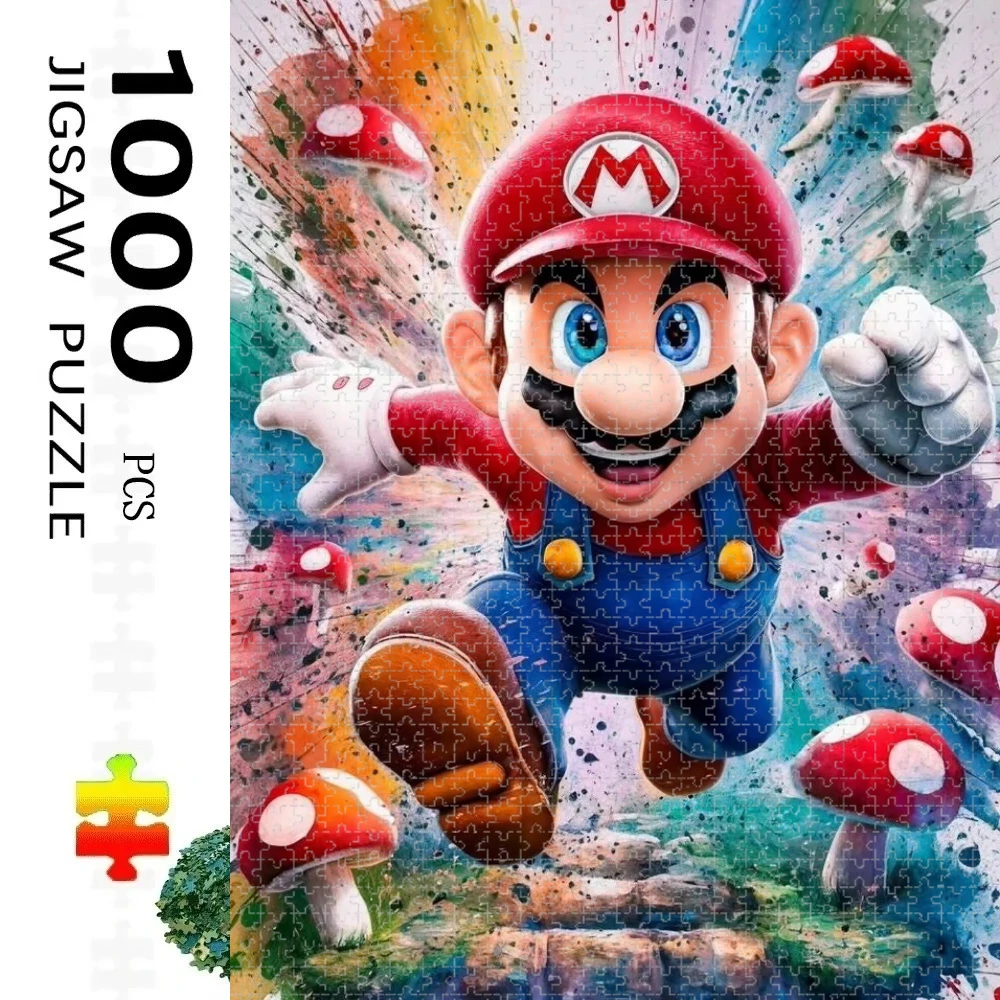 Набор из 500 деталей: пазлы «Супер Марио» для домашнего декора, развивающие игры для взрослых, семейные развлечения, напольные пазлы, развивающие игрушки для детей, подарок
Набор из 500 деталей: пазлы «Супер Марио» для домашнего декора, развивающие игры для взрослых, семейные развлечения, напольные пазлы, развивающие игрушки для детей, подарок