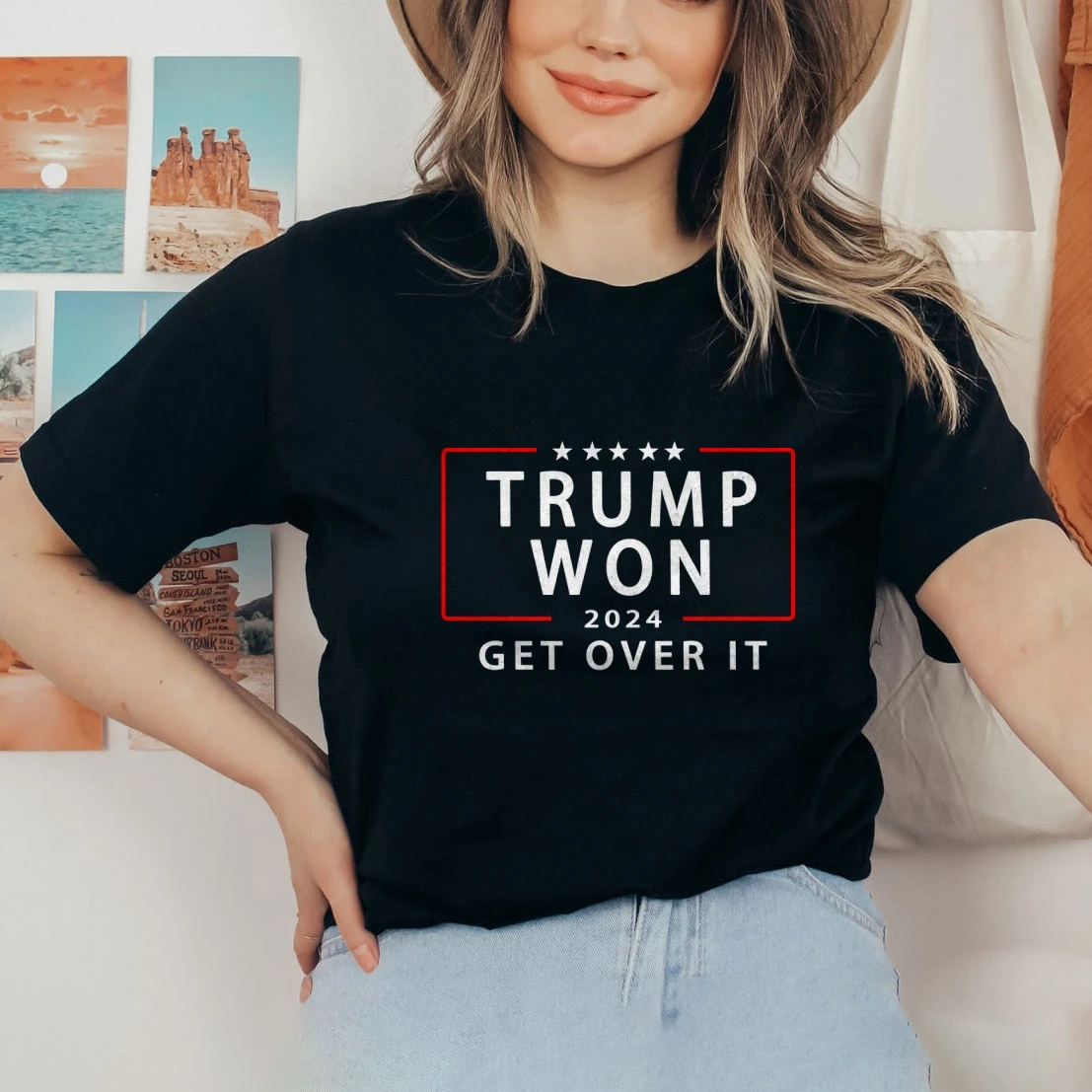 Voting Short Sleeved Shirts For Trump Voters' Clothing Team Clothing Block Oversized Sportswear Cotton Short Sleeved Support
Voting Short Sleeved Shirts For Trump Voters' Clothing Team Clothing Block Oversized Sportswear Cotton Short Sleeved Support