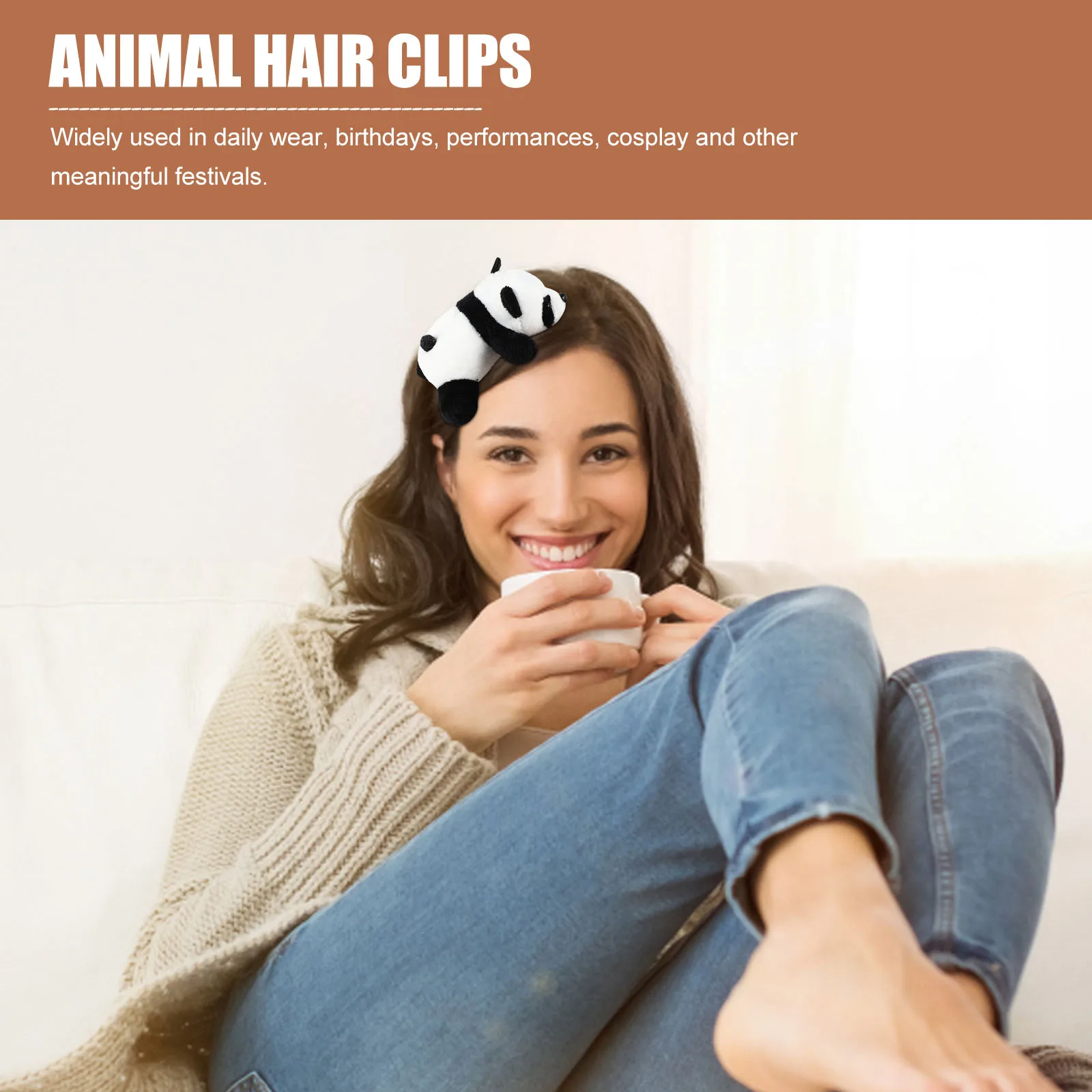 3pcs Panda Hairpin Reversible Cotton Barrettes Baby Girl Clips Cartoon Animal Shape Lovely Hair Accessories Daily Wear Birthday
3pcs Panda Hairpin Reversible Cotton Barrettes Baby Girl Clips Cartoon Animal Shape Lovely Hair Accessories Daily Wear Birthday