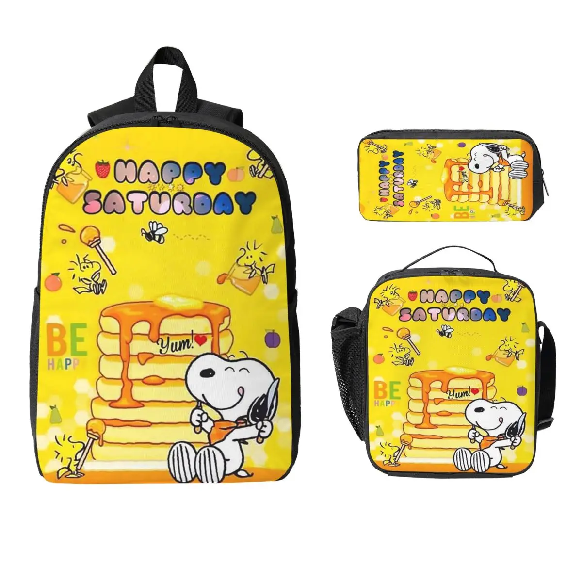 Snoopy Backpack Student Boys Girls BookBag School Bag Laptop Shoulder Bags 3ps Insulated Lunch Bag Pencil Case
Snoopy Backpack Student Boys Girls BookBag School Bag Laptop Shoulder Bags 3ps Insulated Lunch Bag Pencil Case