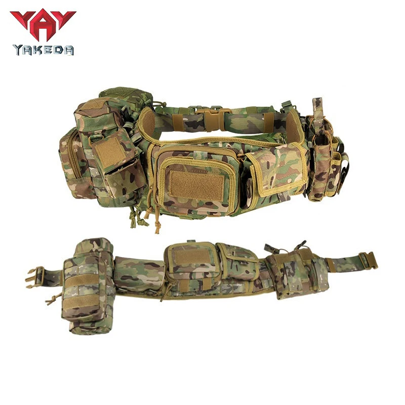 Yakeda Molle Pockets Pouches Gear Hunting Waist Security Tactical Belt Padded Patrol Belt
Yakeda Molle Pockets Pouches Gear Hunting Waist Security Tactical Belt Padded Patrol Belt