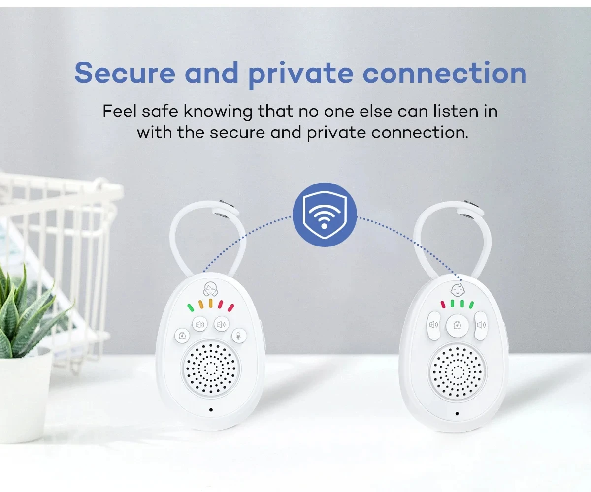 ABM01 Wireless Baby Monitor Two-Way Audio Function Intercom 2.4GHz Audio Small Portable Baby Phone Monitor Rechargeable Battery
ABM01 Wireless Baby Monitor Two-Way Audio Function Intercom 2.4GHz Audio Small Portable Baby Phone Monitor Rechargeable Battery
