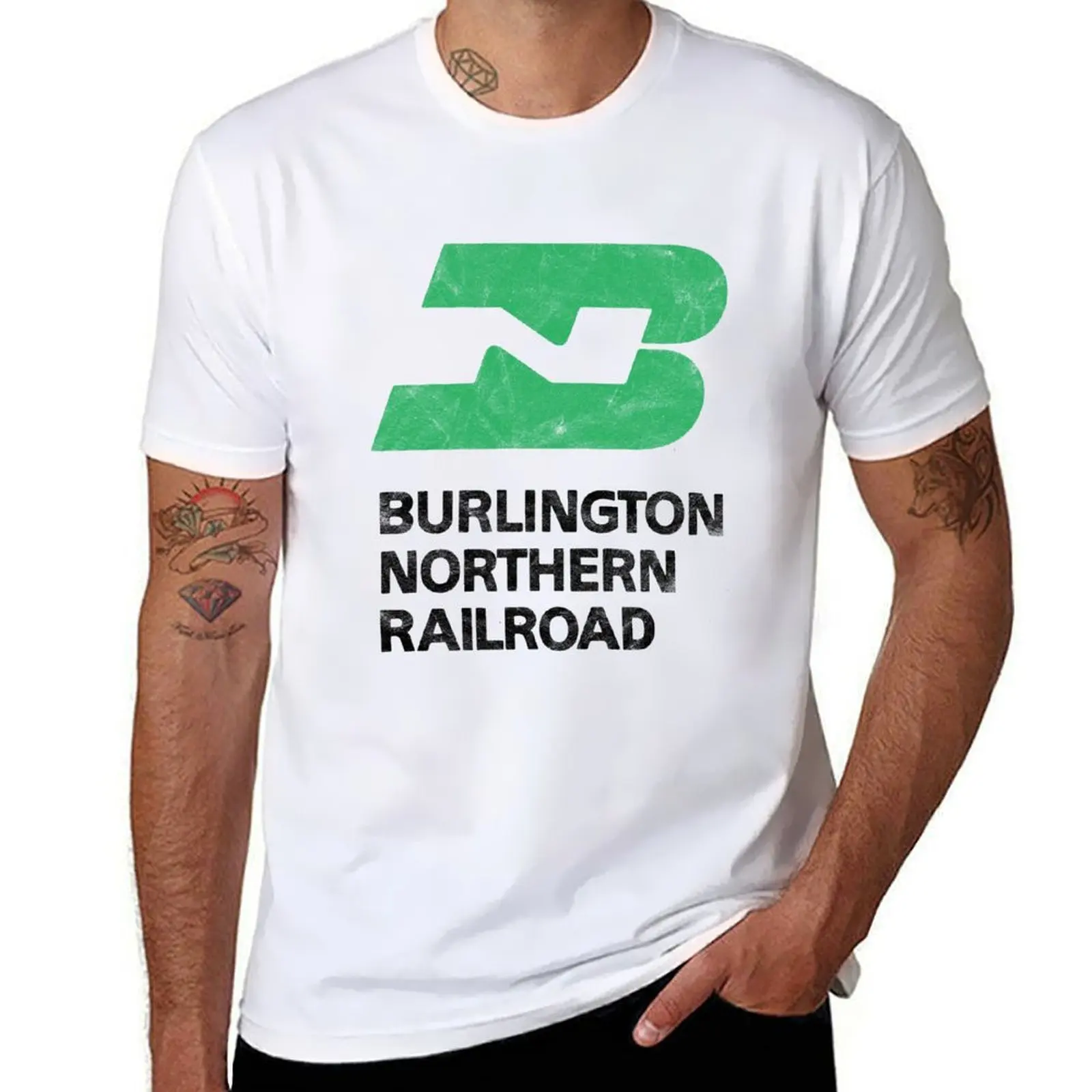 Burlington Northern Railroad T-Shirt anime t shirts for man man t shirt cotton T-Shirt
Burlington Northern Railroad T-Shirt anime t shirts for man man t shirt cotton T-Shirt