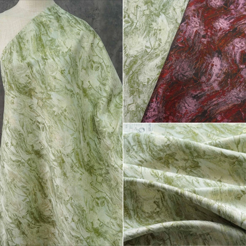 1meter Retro Green Metallic Jacquard Satin Fabric Elegant Qipao Dress Handmade DIY Home Craft Material Chinese Style Decoration
1meter Retro Green Metallic Jacquard Satin Fabric Elegant Qipao Dress Handmade DIY Home Craft Material Chinese Style Decoration