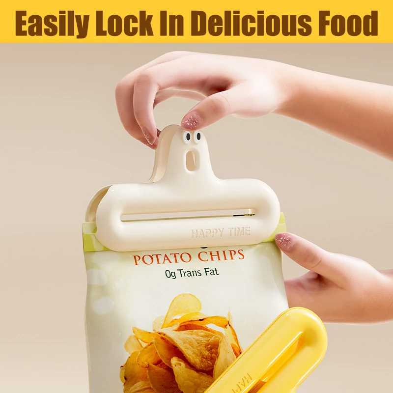 Snack Bag Clips Coffee Bag Clip Moisture Proof Storage Clip Kitchen Sealing Fixing Clip Household Food Clip Fresh Keeping Sealer
Snack Bag Clips Coffee Bag Clip Moisture Proof Storage Clip Kitchen Sealing Fixing Clip Household Food Clip Fresh Keeping Sealer