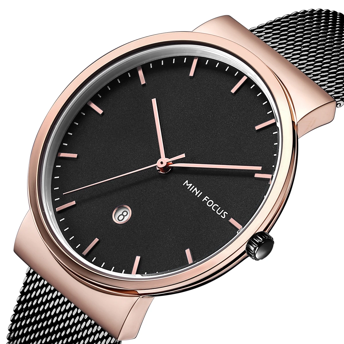 Mini Focus MF0184G Men Dress Watch Mesh Stainless Steel Band Waterproof Calendar Business Quartz Watches
Mini Focus MF0184G Men Dress Watch Mesh Stainless Steel Band Waterproof Calendar Business Quartz Watches