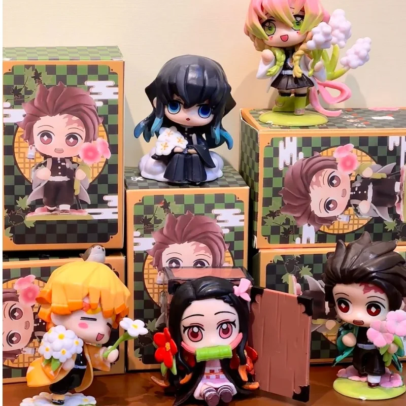 Demon Slayer Tanjiro Kamado Nezuko anime cartoon figure blind box creative personalized statue model ornament surprise gift toys
Demon Slayer Tanjiro Kamado Nezuko anime cartoon figure blind box creative personalized statue model ornament surprise gift toys