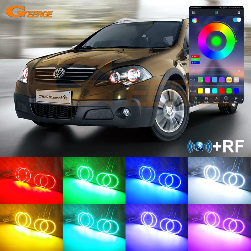 For Brilliance BS2 FSV 2009 2010 2011 2012 Day Light Bluetooth App Multi-Color Ultra Bright RGB LED Angel Eyes Kit Halo Rings
For Brilliance BS2 FSV 2009 2010 2011 2012 Day Light Bluetooth App Multi-Color Ultra Bright RGB LED Angel Eyes Kit Halo Rings