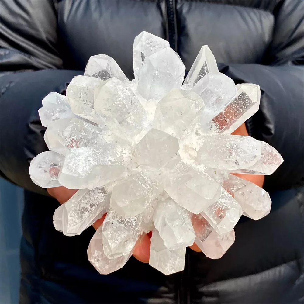 Natural white crystal clusters, energy gemstones, spiritual healing, office, room decoration items, meditation, demagnetization,
Natural white crystal clusters, energy gemstones, spiritual healing, office, room decoration items, meditation, demagnetization,