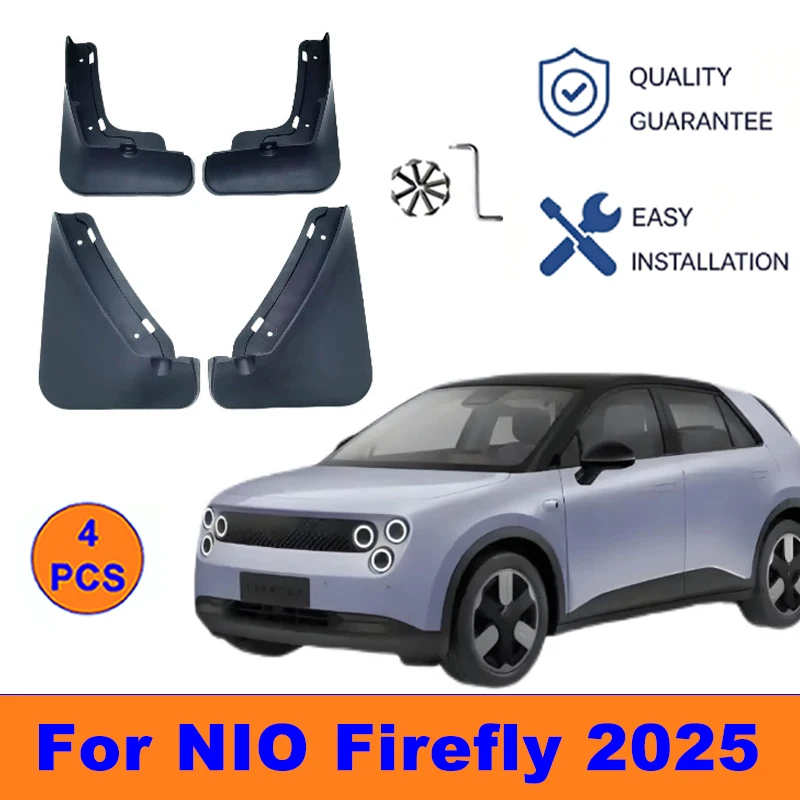 4Pcs Mud Flaps For NIO Firefly 2025 - Splash Guards Front & Rear Wheel Fender Mudguards Car Exterior Protection Accessories
4Pcs Mud Flaps For NIO Firefly 2025 - Splash Guards Front & Rear Wheel Fender Mudguards Car Exterior Protection Accessories