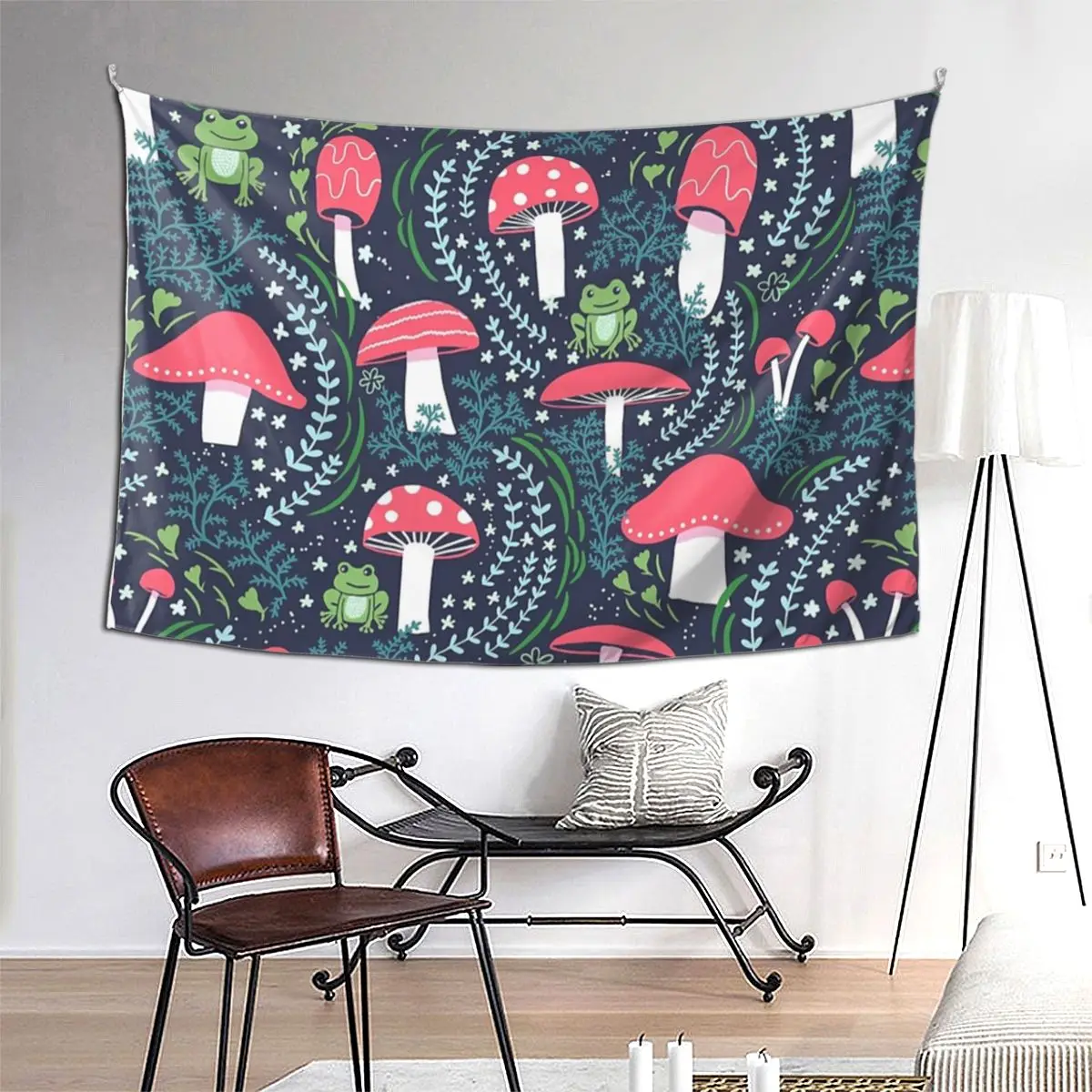 Mushrooms Toadstools And Frogs Tapestry Funny Wall Hanging Aesthetic Home Decor Tapestries for Living Room Bedroom Dorm Room
Mushrooms Toadstools And Frogs Tapestry Funny Wall Hanging Aesthetic Home Decor Tapestries for Living Room Bedroom Dorm Room