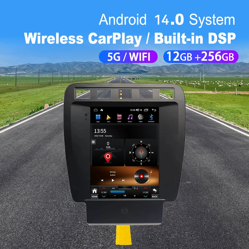 For Porsche Cayenne 2006 2007 2008 2009 14.0 Android Car Multimedia Player GPS Navi Car Radio WIFI Vertical Screen Head unit
For Porsche Cayenne 2006 2007 2008 2009 14.0 Android Car Multimedia Player GPS Navi Car Radio WIFI Vertical Screen Head unit