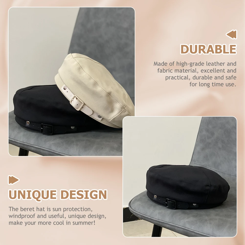 Sun Protection Beret Vintage Hat Retro Street Berett Cap Solid Color French Berets Hats for Women Korean
Sun Protection Beret Vintage Hat Retro Street Berett Cap Solid Color French Berets Hats for Women Korean