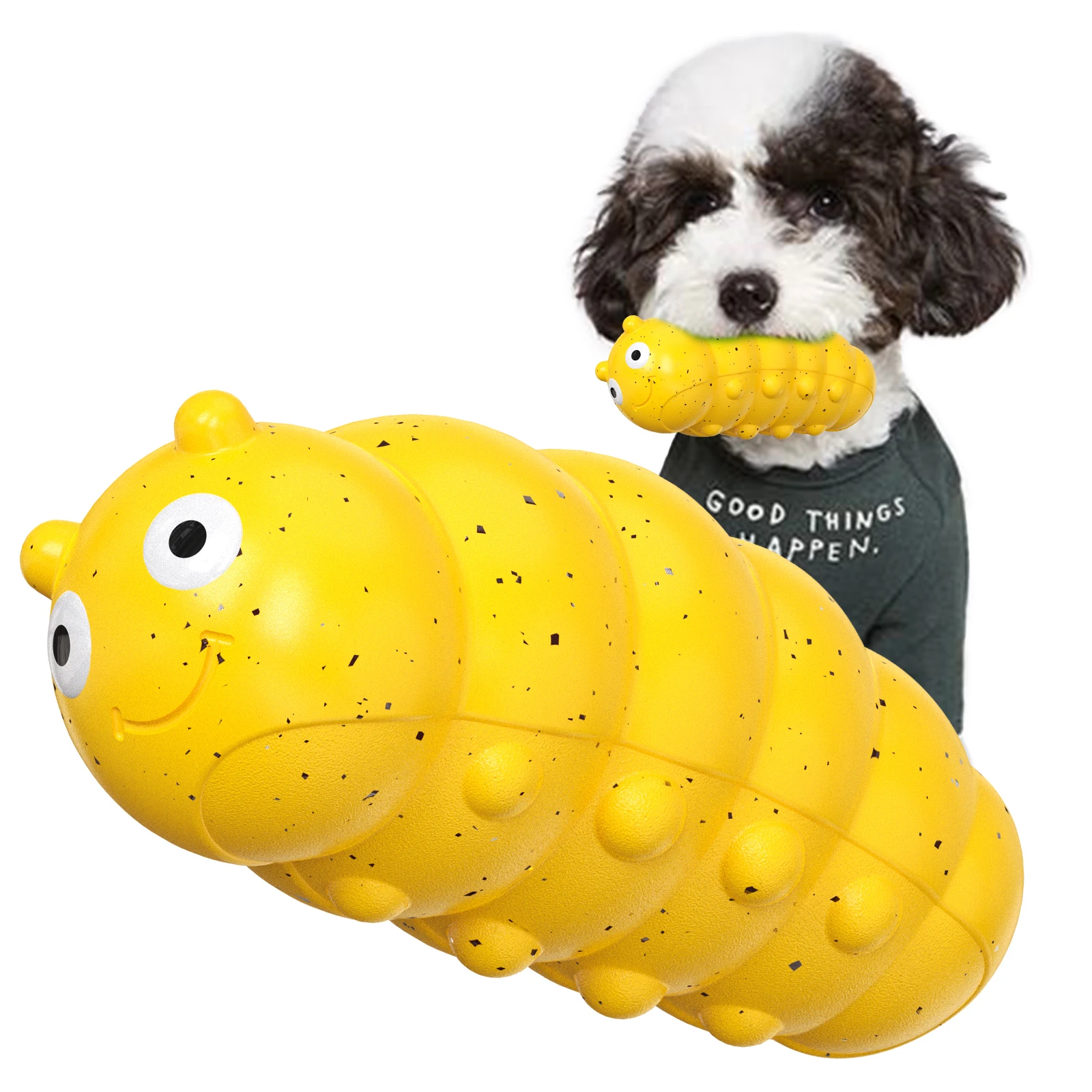 PARKER New toy caterpillar shape can be issued squeaky dog teeth grinding chew toys indoor play can play suitable for adult dogs
PARKER New toy caterpillar shape can be issued squeaky dog teeth grinding chew toys indoor play can play suitable for adult dogs