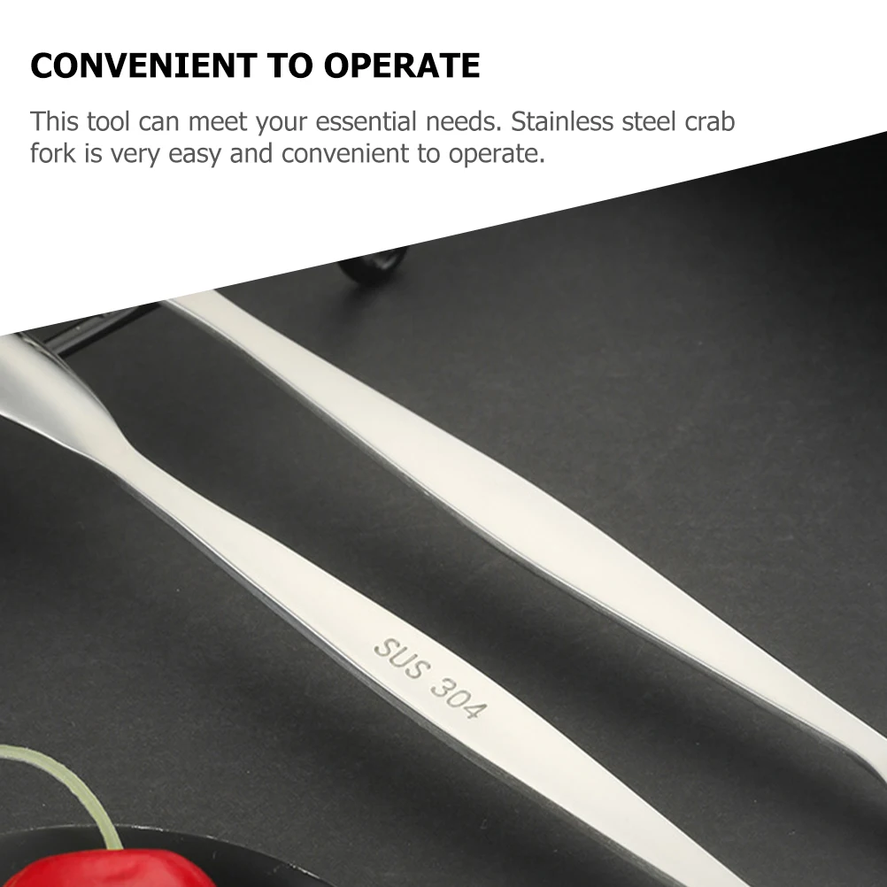 Alipis 2pcs Stainless Steel Crab Fork Set Seafood Eating Tools Lobster Pick Shellfish Utensils for Serving and Peeling
Alipis 2pcs Stainless Steel Crab Fork Set Seafood Eating Tools Lobster Pick Shellfish Utensils for Serving and Peeling