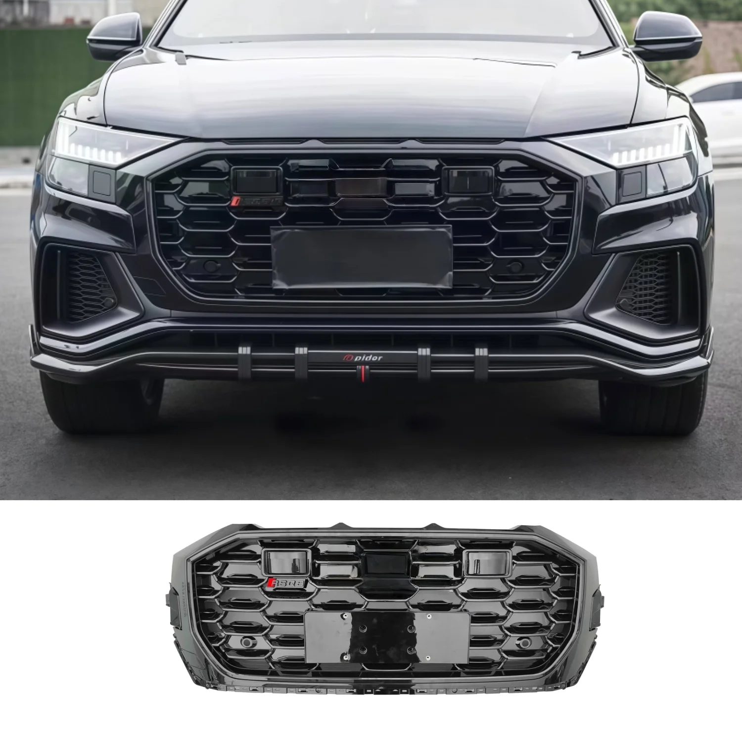 For 2018-2022 Car Accessories RSQ8 Front Grille for Q8 Grill Upgrade RSQ8 Frame quattro Style Facelift Mesh Honeycomb Grill
For 2018-2022 Car Accessories RSQ8 Front Grille for Q8 Grill Upgrade RSQ8 Frame quattro Style Facelift Mesh Honeycomb Grill