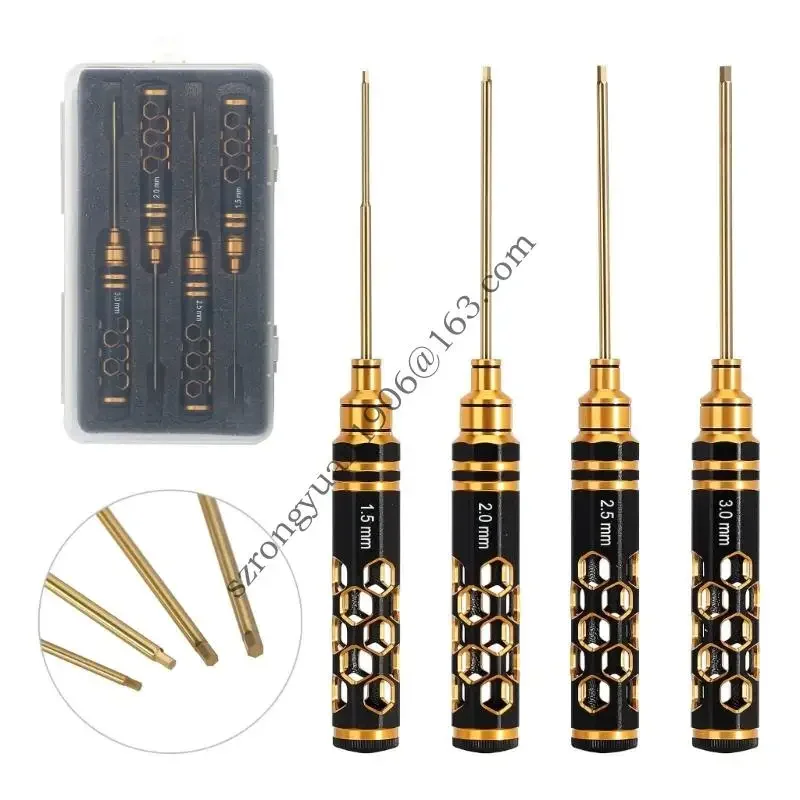 Steel Screw Driver Set 4 Piece Nonslip Handle 1.5/2/2.5/3.0mm Allen Wrench for Precisions Tool Repair Applications
Steel Screw Driver Set 4 Piece Nonslip Handle 1.5/2/2.5/3.0mm Allen Wrench for Precisions Tool Repair Applications