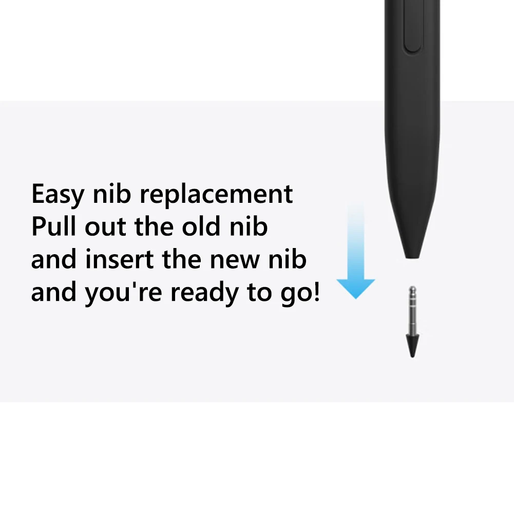 Сменные наконечники для стилуса, 2 шт., 2,5 см, аксессуары для емкостного стилуса, высокая чувствительность для Microsoft Surface Slim Pen 2
Сменные наконечники для стилуса, 2 шт., 2,5 см, аксессуары для емкостного стилуса, высокая чувствительность для Microsoft Surface Slim Pen 2