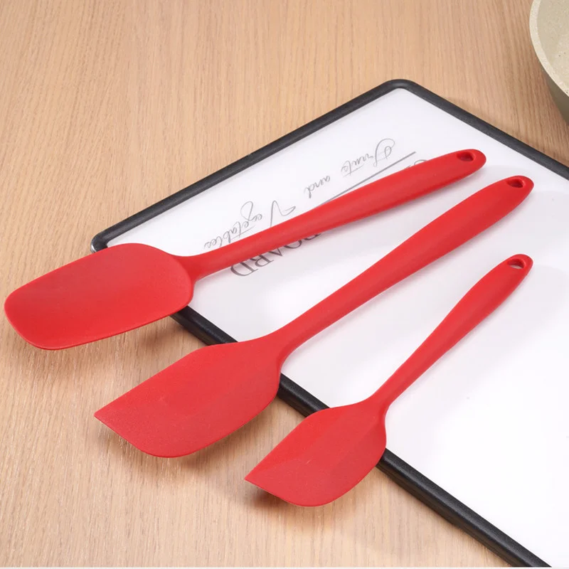 Heat resistant silicone cooking and baking tools, cake cream spatula set, kitchen utensils
Heat resistant silicone cooking and baking tools, cake cream spatula set, kitchen utensils