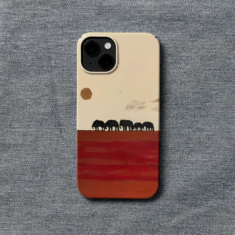 Artistic Walking Elephant Silhouette Scene Pattern Phone Case for iPhone 17 16 15 14 11 12 13 Pro Max Air Plus Back Cover
Artistic Walking Elephant Silhouette Scene Pattern Phone Case for iPhone 17 16 15 14 11 12 13 Pro Max Air Plus Back Cover
