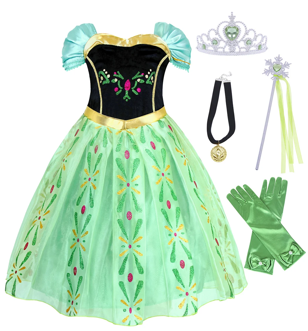 Jurebecia Anna Costume For Girls Princess Anna Cosplay Dress Up Accessories For Halloween Costume
Jurebecia Anna Costume For Girls Princess Anna Cosplay Dress Up Accessories For Halloween Costume