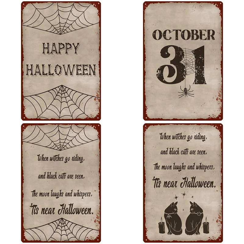 【YZFQ】Happy Halloween Metal Sign Tin Plaque Rustic Wall Bar Kitchen Garage Garden Home Halloween Indoor Decor 12x8INCH MN-28
【YZFQ】Happy Halloween Metal Sign Tin Plaque Rustic Wall Bar Kitchen Garage Garden Home Halloween Indoor Decor 12x8INCH MN-28