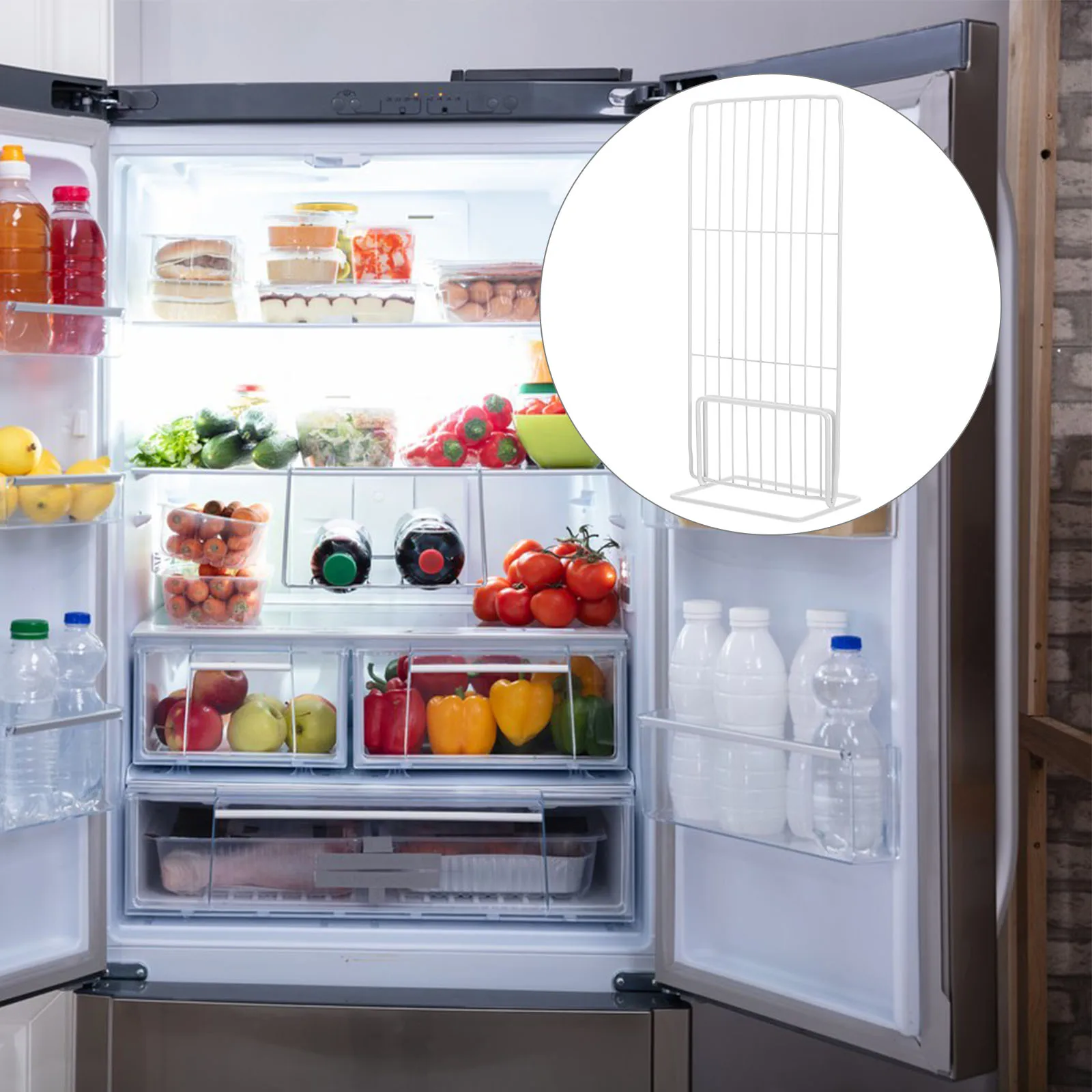 1 Set Freezer Partition Wire Shelf Refrigerator Divider Iron Separator Storage Organizer Compact Practical Durability Easy
1 Set Freezer Partition Wire Shelf Refrigerator Divider Iron Separator Storage Organizer Compact Practical Durability Easy