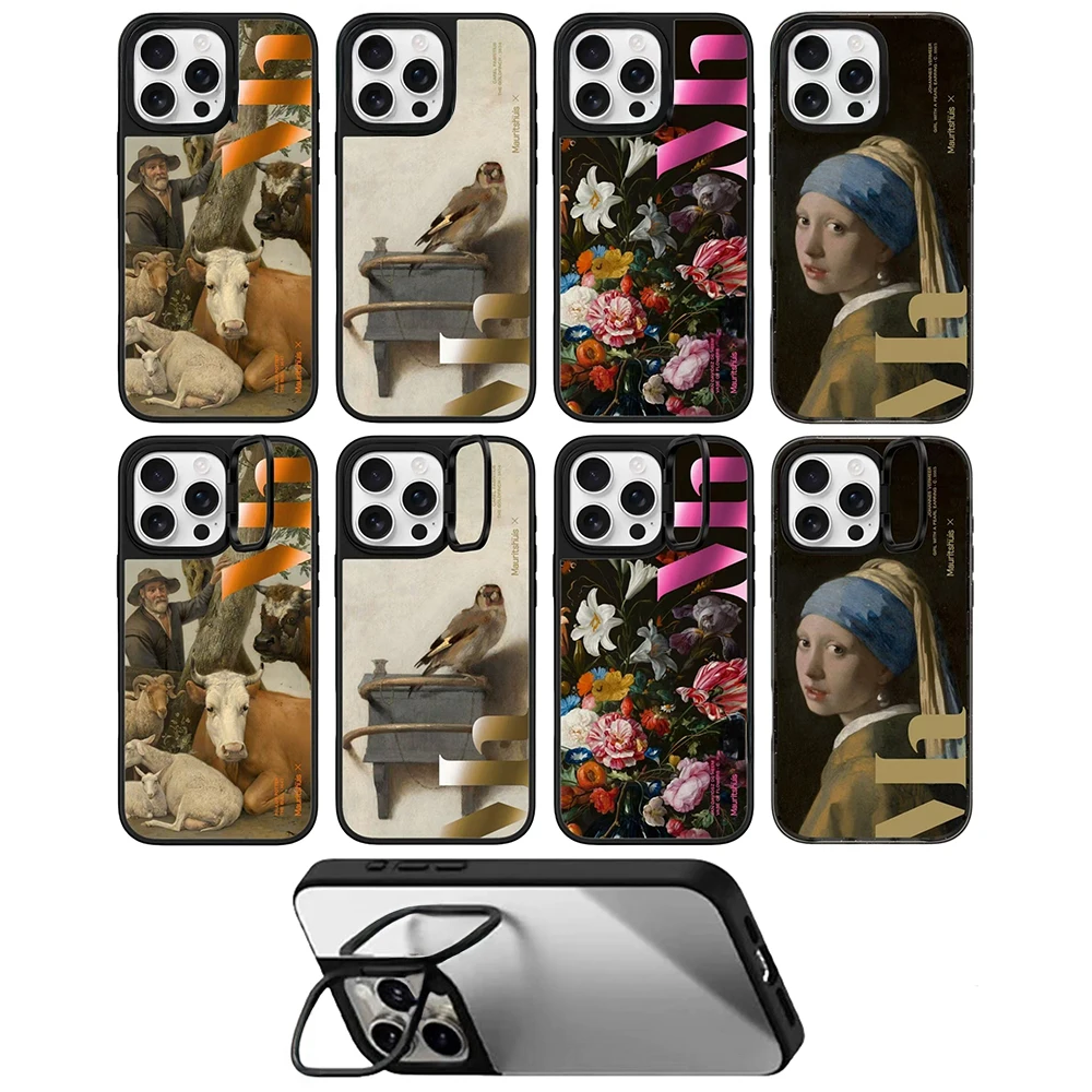Oil Painting Girl Camera Stand Mirror Magnetic Phone Case Cover for IPhone 16 15 14 13 12 Pro Max Case for IPhone 16 Pro Max
Oil Painting Girl Camera Stand Mirror Magnetic Phone Case Cover for IPhone 16 15 14 13 12 Pro Max Case for IPhone 16 Pro Max