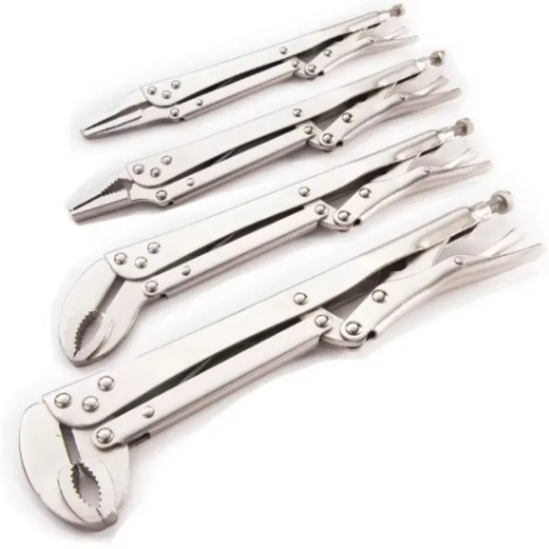 3 Pcs 12in. Extended Long Reach Locking Vise-Grip Pliers Straight 45 Degree 80 Degree Vise-Grip Pliers Auto Mechanic Hand Tool
3 Pcs 12in. Extended Long Reach Locking Vise-Grip Pliers Straight 45 Degree 80 Degree Vise-Grip Pliers Auto Mechanic Hand Tool