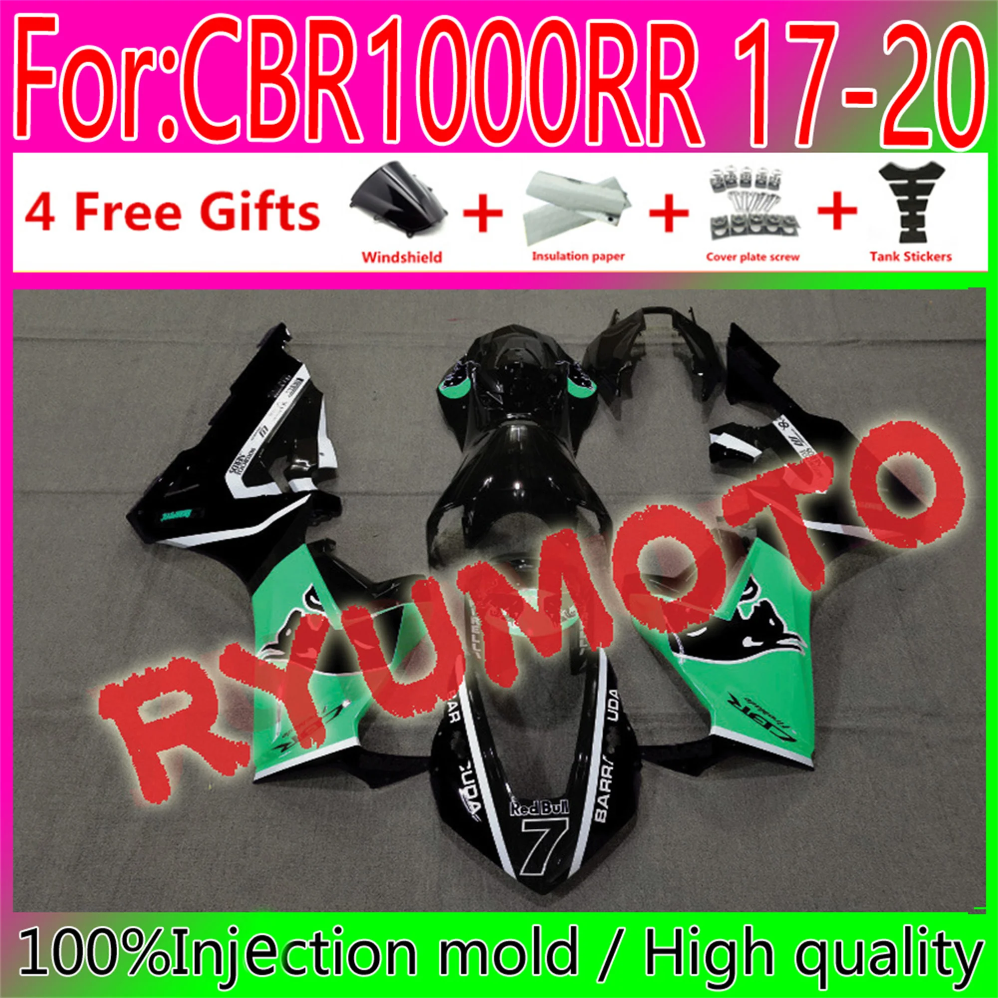 ABS Motorcycle Fairings Kit Fit For Honda CBR1000RR 2017 2018 2019 2020 CBR1000 RR 17 18 19 20 Bodywork Fairing
ABS Motorcycle Fairings Kit Fit For Honda CBR1000RR 2017 2018 2019 2020 CBR1000 RR 17 18 19 20 Bodywork Fairing