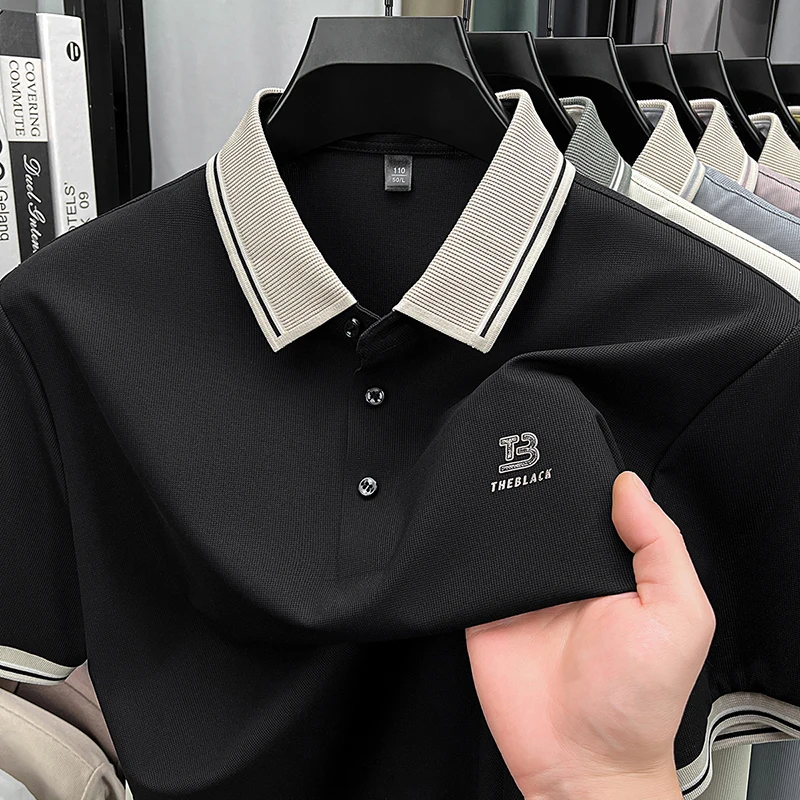 Short Sleeved Polo Shirt, Lapel, Business Casual T-shirt, Summer T-shirt for Middle-aged and Young People, Trendy Top
Short Sleeved Polo Shirt, Lapel, Business Casual T-shirt, Summer T-shirt for Middle-aged and Young People, Trendy Top