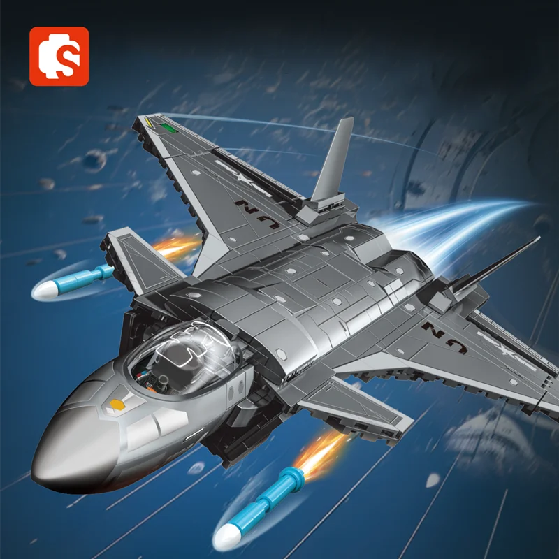 SEMBO Military Series Fighter Jet Assemblage Building Blocks MOC Armed Aircraft Model Bricks Plane Construction Sets Toys Gifts
SEMBO Military Series Fighter Jet Assemblage Building Blocks MOC Armed Aircraft Model Bricks Plane Construction Sets Toys Gifts