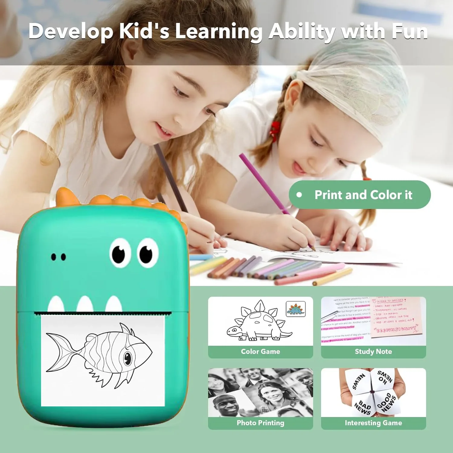 Миниатюрный беспроводной Bluetooth-принтер с термопечатью, портативный, с высоким разрешением, игрушка, подарок - для печати этикеток, заметок, меморандов
Миниатюрный беспроводной Bluetooth-принтер с термопечатью, портативный, с высоким разрешением, игрушка, подарок - для печати этикеток, заметок, меморандов