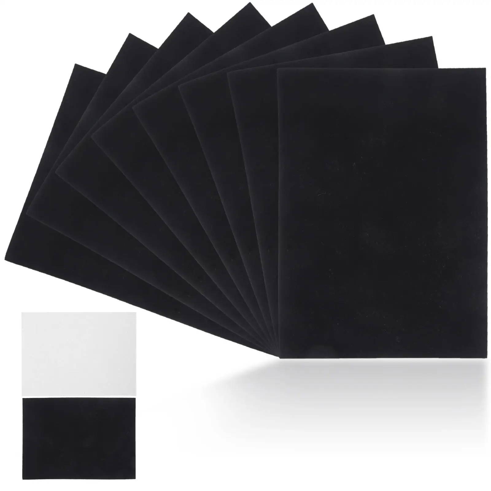 10 Sheets Blank Paper Self-adhesive Felt Sheets Multi-purpose for and Craft Making (Black)
10 Sheets Blank Paper Self-adhesive Felt Sheets Multi-purpose for and Craft Making (Black)