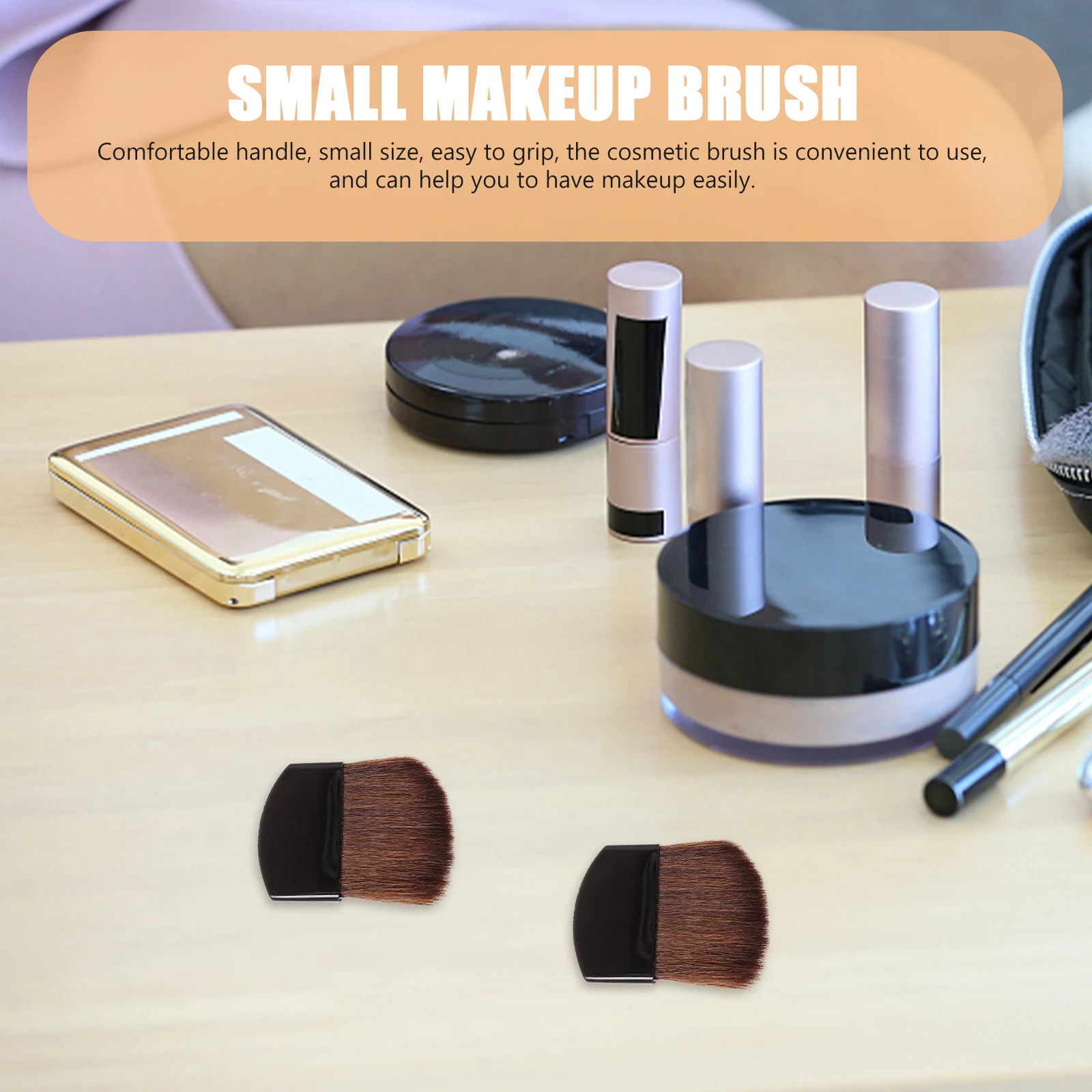 4pcs Makeup Black Handle Soft Bristles Small Size Blush Highlighter Travel Use Face Paint Brush For Loose Tools
4pcs Makeup Black Handle Soft Bristles Small Size Blush Highlighter Travel Use Face Paint Brush For Loose Tools