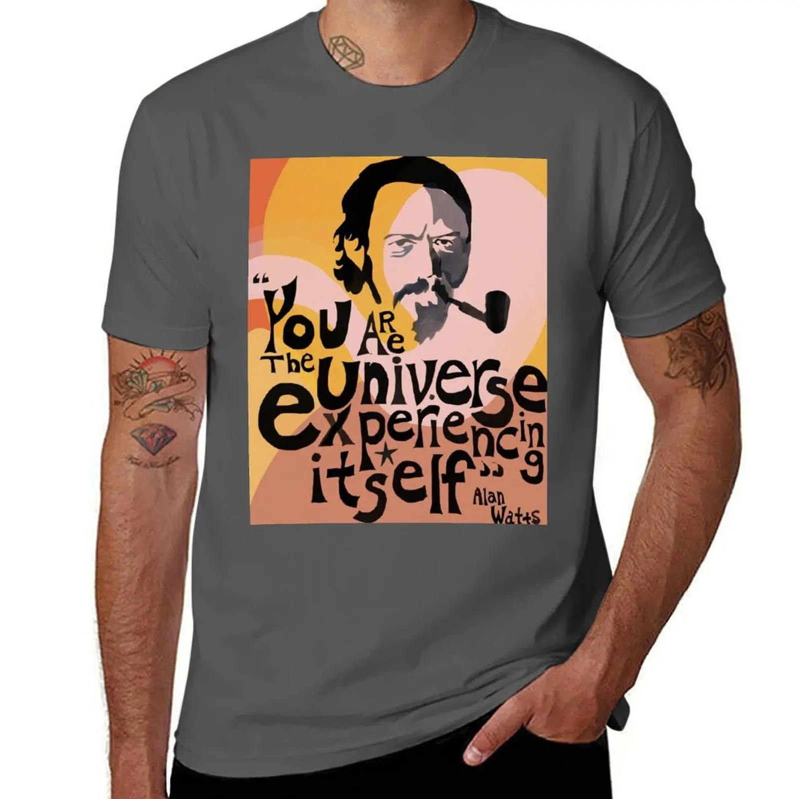 Alan watts: you are the universe T-Shirt t shirts designer t shirt man plain man t shirt heavy cotton T-Shirt
Alan watts: you are the universe T-Shirt t shirts designer t shirt man plain man t shirt heavy cotton T-Shirt