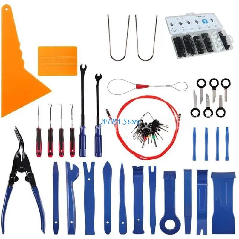 U13C Car Door Clip Panel Video Dashboard Kits with Trim Removal Tool Set 52 Pcs Panel Trim Door Body
U13C Car Door Clip Panel Video Dashboard Kits with Trim Removal Tool Set 52 Pcs Panel Trim Door Body