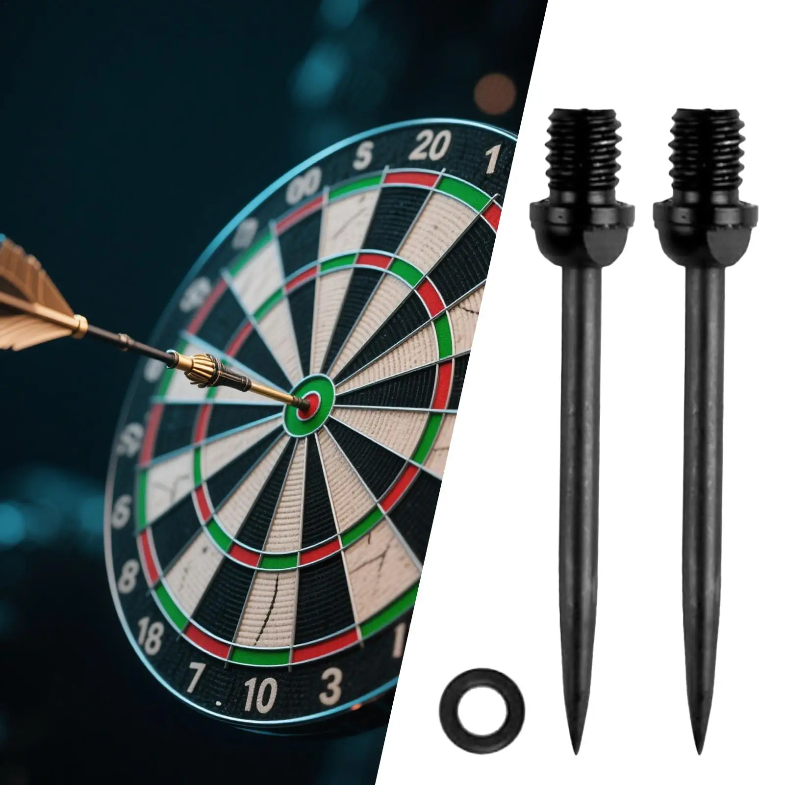 Дартс со стальным наконечником, 12 шт., сменные металлические дротики с 20 уплотнительными кольцами, 2BA, стальные наконечники для дартса с резьбой для рабочего места, домашней кухни
Дартс со стальным наконечником, 12 шт., сменные металлические дротики с 20 уплотнительными кольцами, 2BA, стальные наконечники для дартса с резьбой для рабочего места, домашней кухни