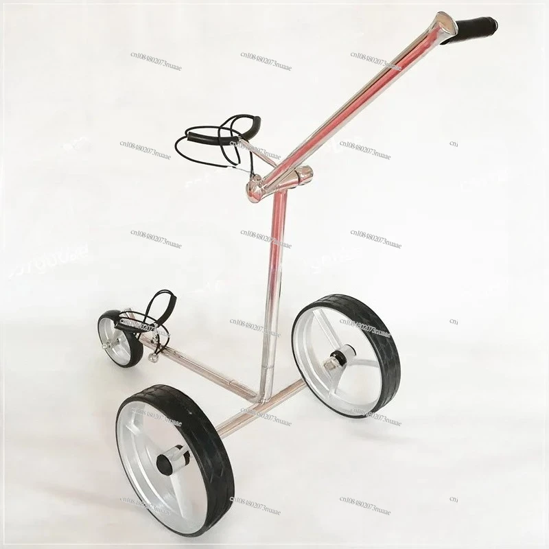 Golf Trolley Stainless Steel Trolley Golf Trolley, Non-electric, Three-wheeled Trolley
Golf Trolley Stainless Steel Trolley Golf Trolley, Non-electric, Three-wheeled Trolley