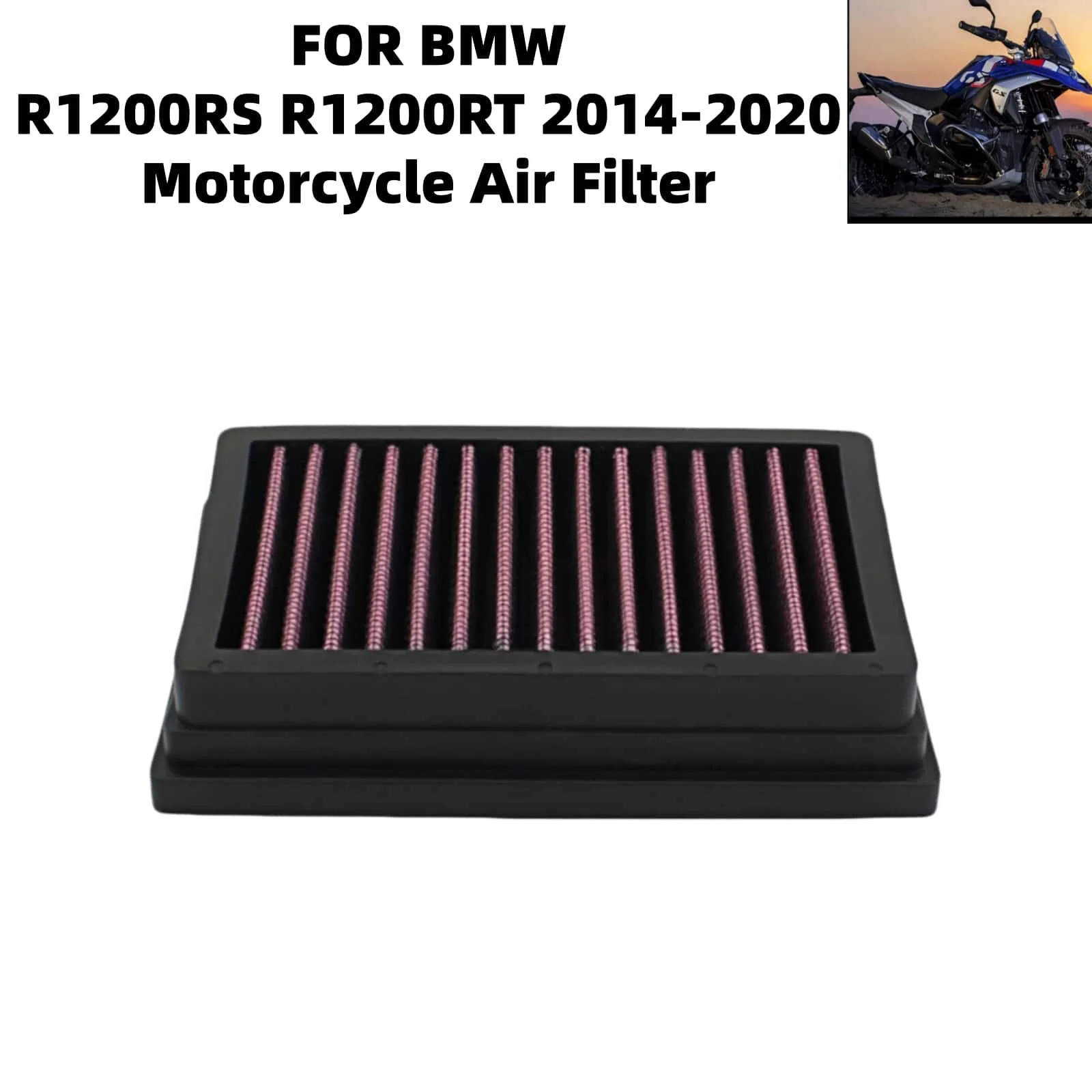 FOR BMW R1200RS R1200RT 2014-2020 Motorcycle Air Filter Cleaner Engine High Flow Element Replacement Moto Accessorie
FOR BMW R1200RS R1200RT 2014-2020 Motorcycle Air Filter Cleaner Engine High Flow Element Replacement Moto Accessorie