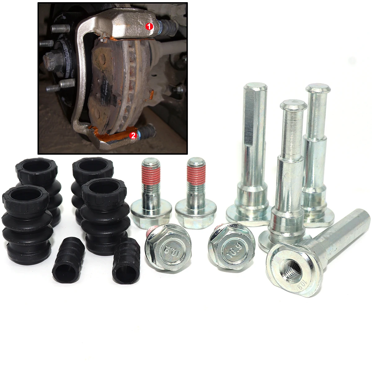 Front Left Right Brake Caliper Cylinder Slider Guide Pin Bushing Boot Seal Repair Kit Car Parts For TOYOTA GT86 HYUNDAI TERRACAN
Front Left Right Brake Caliper Cylinder Slider Guide Pin Bushing Boot Seal Repair Kit Car Parts For TOYOTA GT86 HYUNDAI TERRACAN
