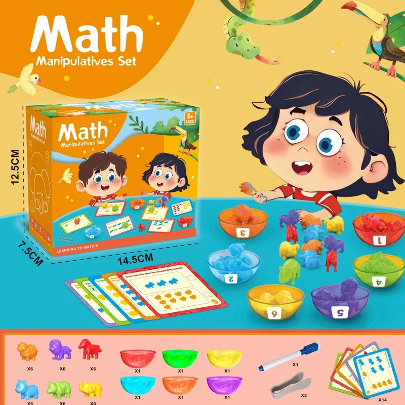 Подсчет игрушек для животных, одинаковые игры, STEM, обучающая игрушка, сортировка цветов, штабелирующая чаша, сенсорные игрушки, подарок на день рождения
Подсчет игрушек для животных, одинаковые игры, STEM, обучающая игрушка, сортировка цветов, штабелирующая чаша, сенсорные игрушки, подарок на день рождения
