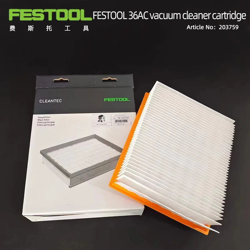 FESTOOL Vacuum Cleaner Air Filter 36AC Dust Collector Filter Element Vacuum Cleaner Sandpaper Machine Air Filter
FESTOOL Vacuum Cleaner Air Filter 36AC Dust Collector Filter Element Vacuum Cleaner Sandpaper Machine Air Filter