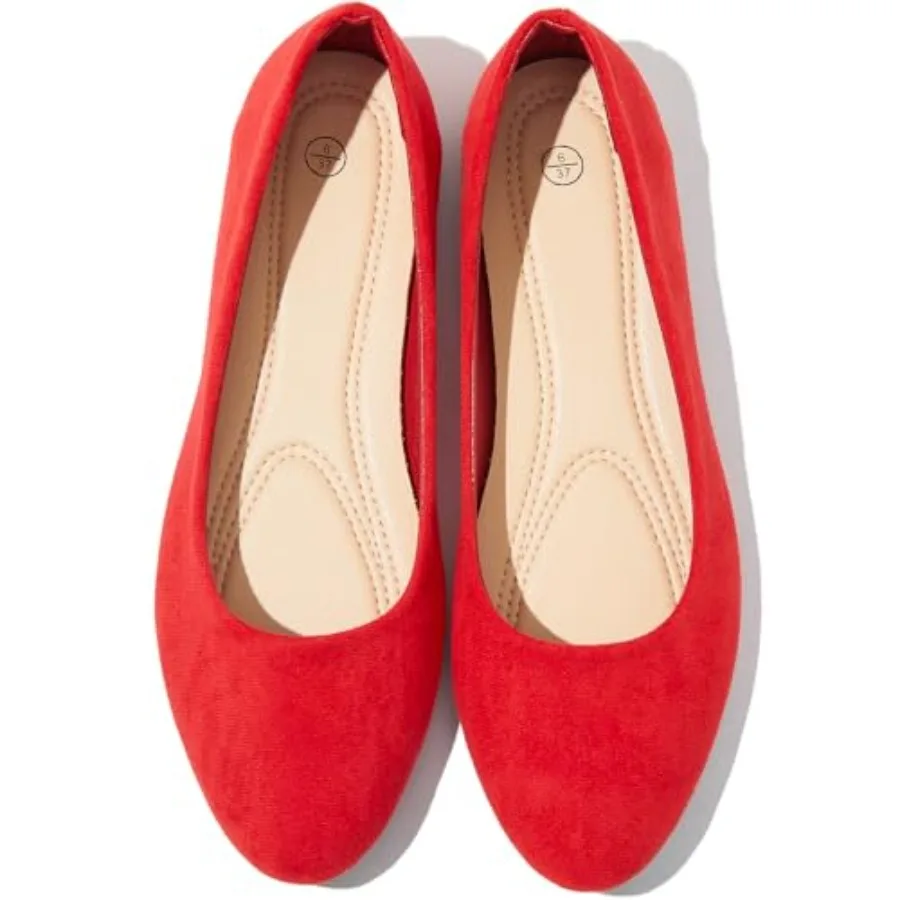 Shupua Flats for Women Round Toe Flat Shoes Dressy Ballet Flats Comfortable Womens Dress Shoes Ballerina Flats for Work
Shupua Flats for Women Round Toe Flat Shoes Dressy Ballet Flats Comfortable Womens Dress Shoes Ballerina Flats for Work