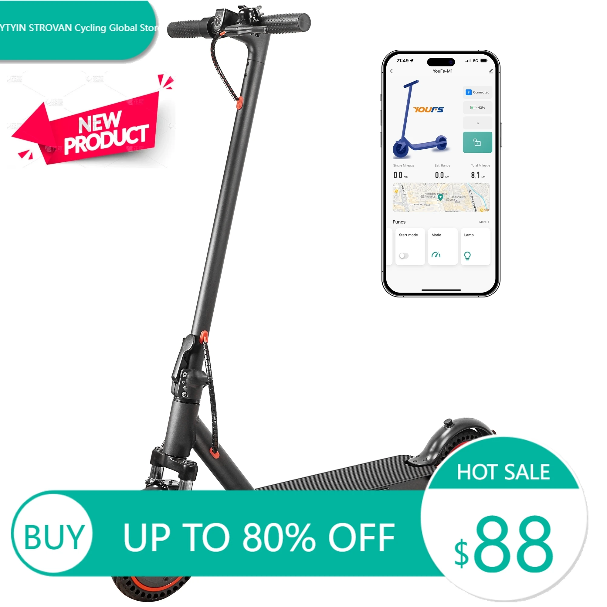 STLF NEW EU Warehouse Wholesale Dropshipping 350w Motor 10.4ah Front and Rear Suspension Foldable Adult Electric Scooters
STLF NEW EU Warehouse Wholesale Dropshipping 350w Motor 10.4ah Front and Rear Suspension Foldable Adult Electric Scooters