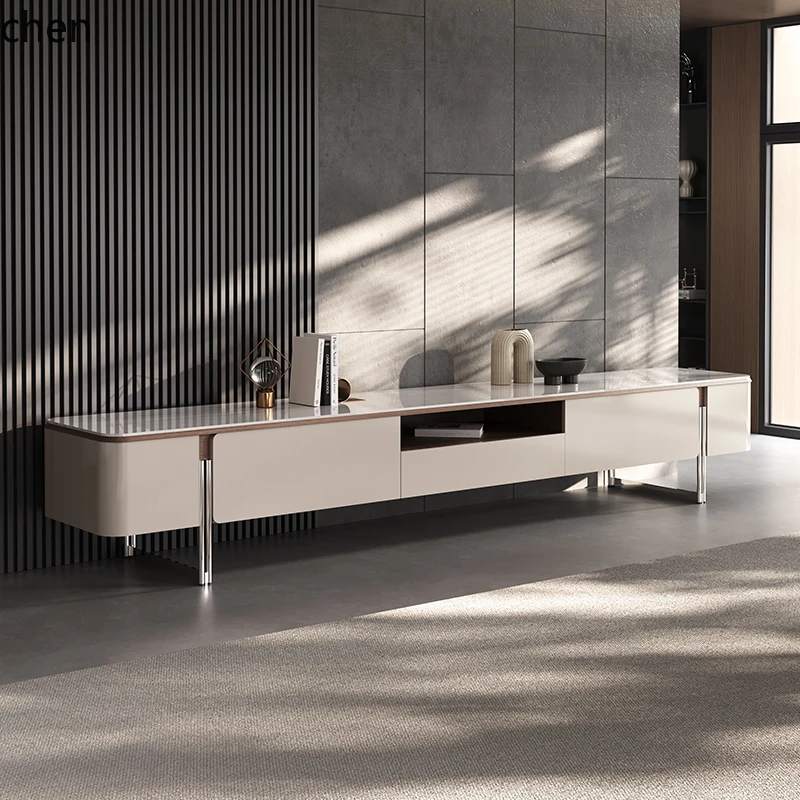 WL minimalist TV cabinet modern minimalist marble microcrystalline stone TV cabinet household storage light luxury floor cabinet
WL minimalist TV cabinet modern minimalist marble microcrystalline stone TV cabinet household storage light luxury floor cabinet