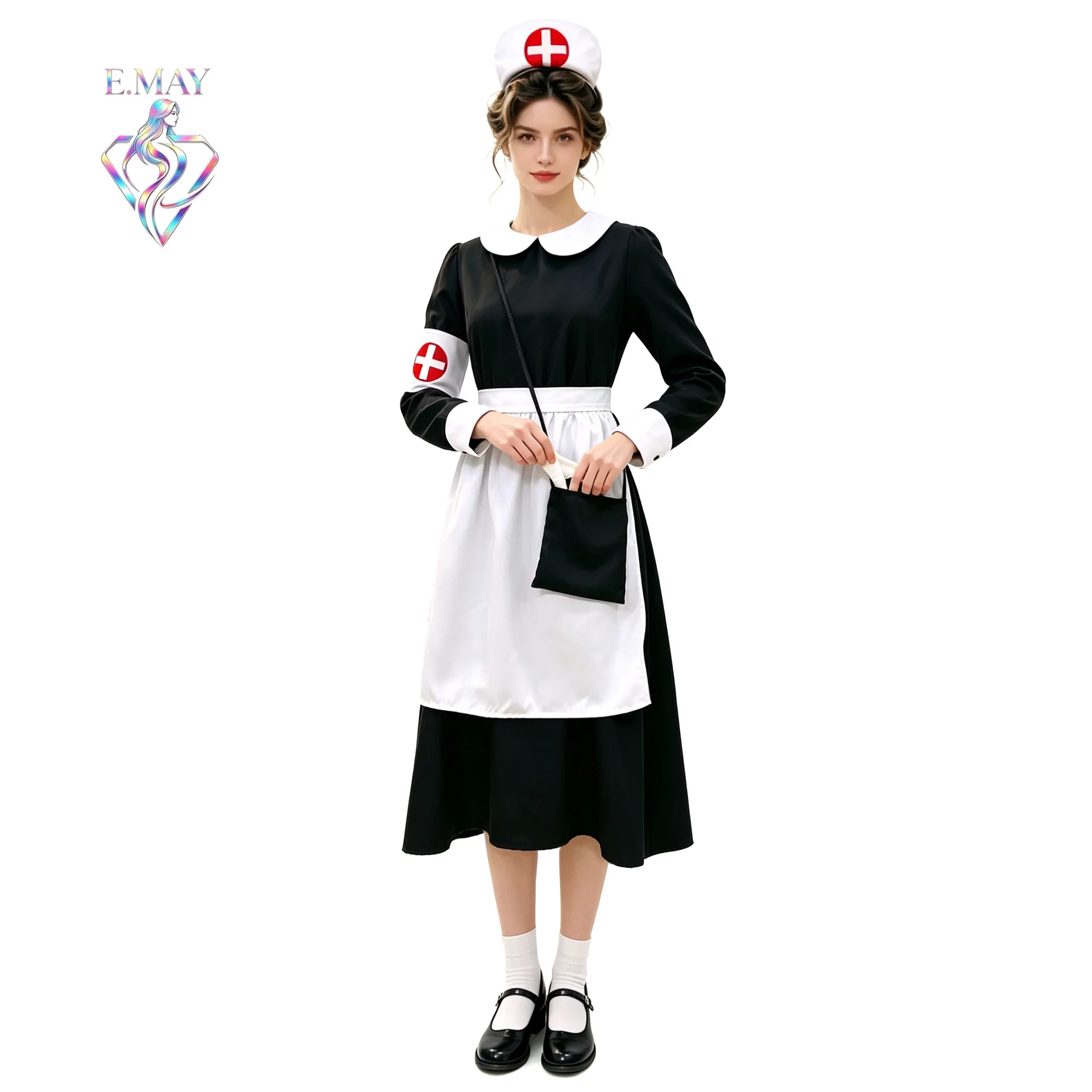 Halloween Retro Cross Nurse Parent-Child Clothes Mother-Daughter Party Stage Role-playing Traditional Chinese Costume Women
Halloween Retro Cross Nurse Parent-Child Clothes Mother-Daughter Party Stage Role-playing Traditional Chinese Costume Women