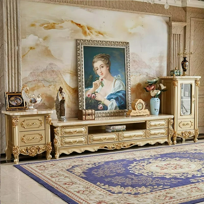 Living room antique wooden cabinet set luxury, coffee table TV cabinet, household furniture luxury TV cabinet
Living room antique wooden cabinet set luxury, coffee table TV cabinet, household furniture luxury TV cabinet